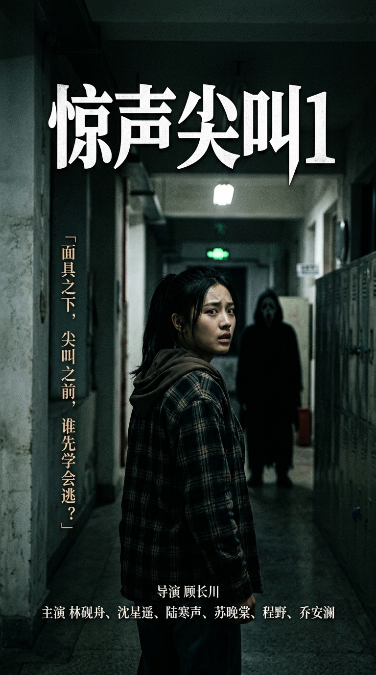 《惊声尖叫1》海报